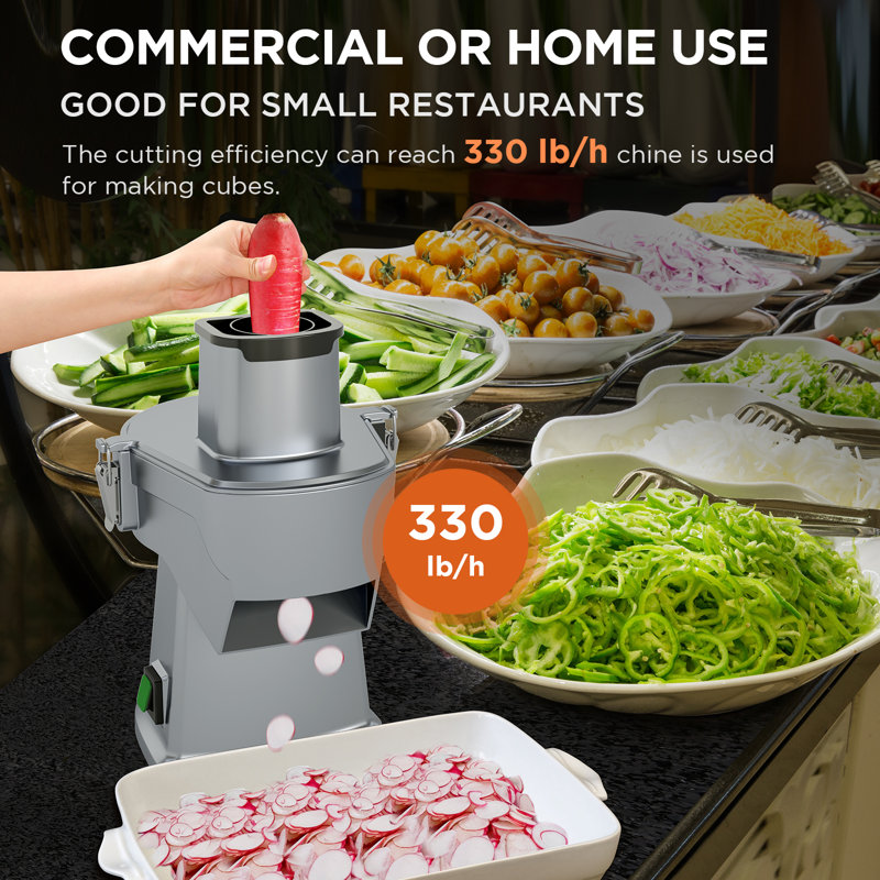 Kcourh Commercial Electric Multifunctional Vegetable Chopper Food